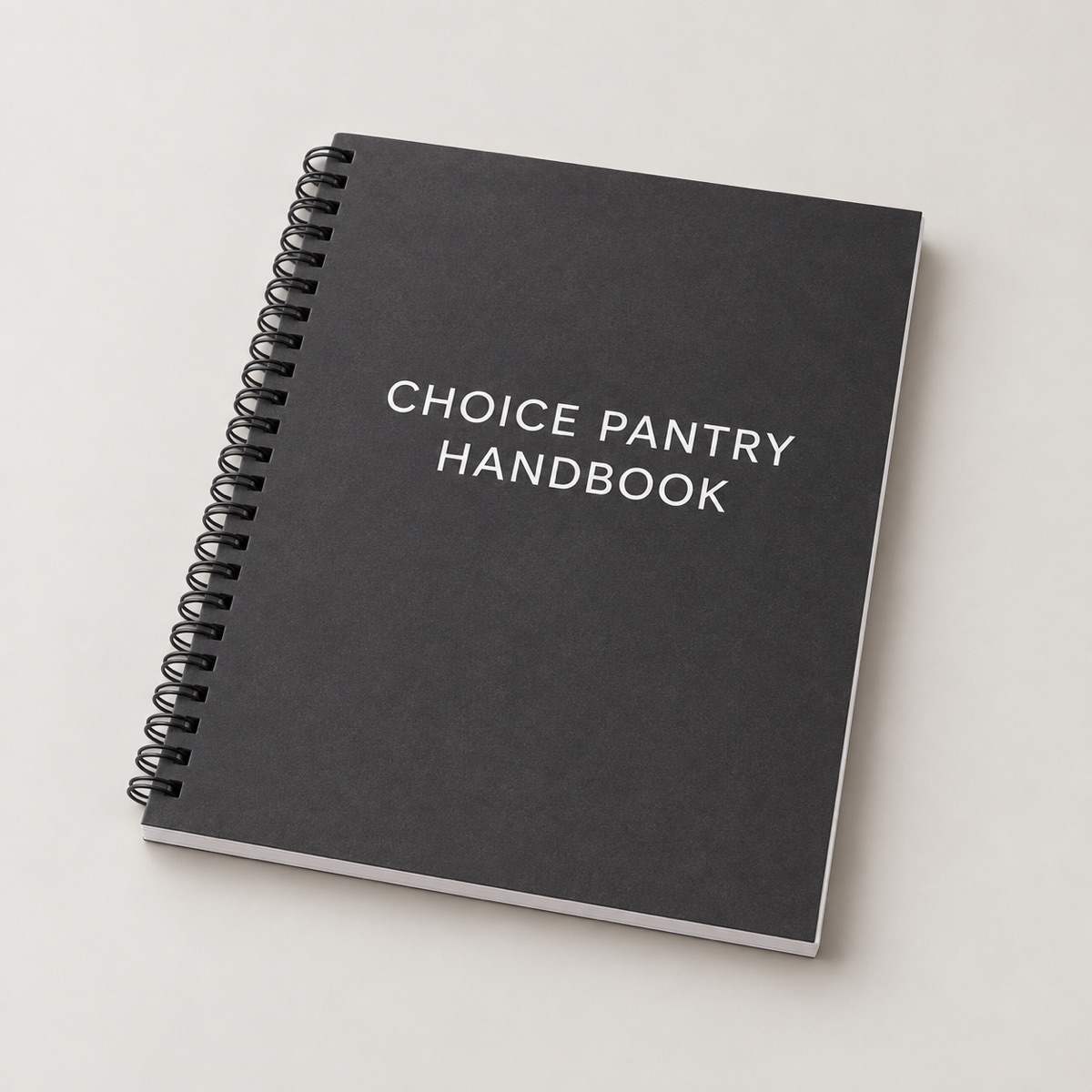 Choice pantry handbook cover