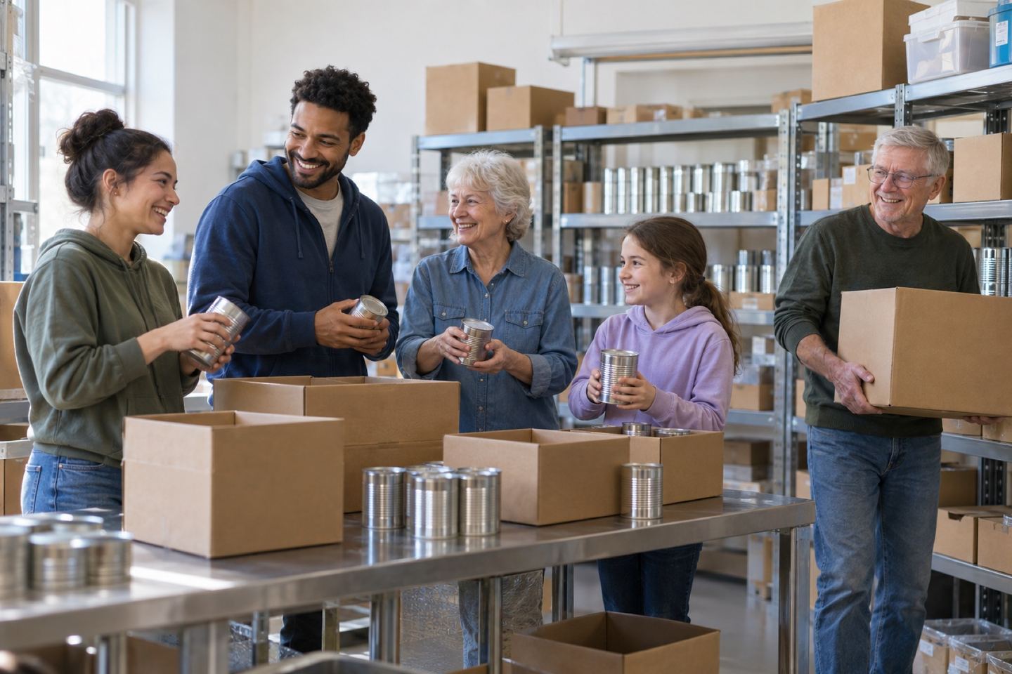 Behind the shelves: how food gets to the pantry
