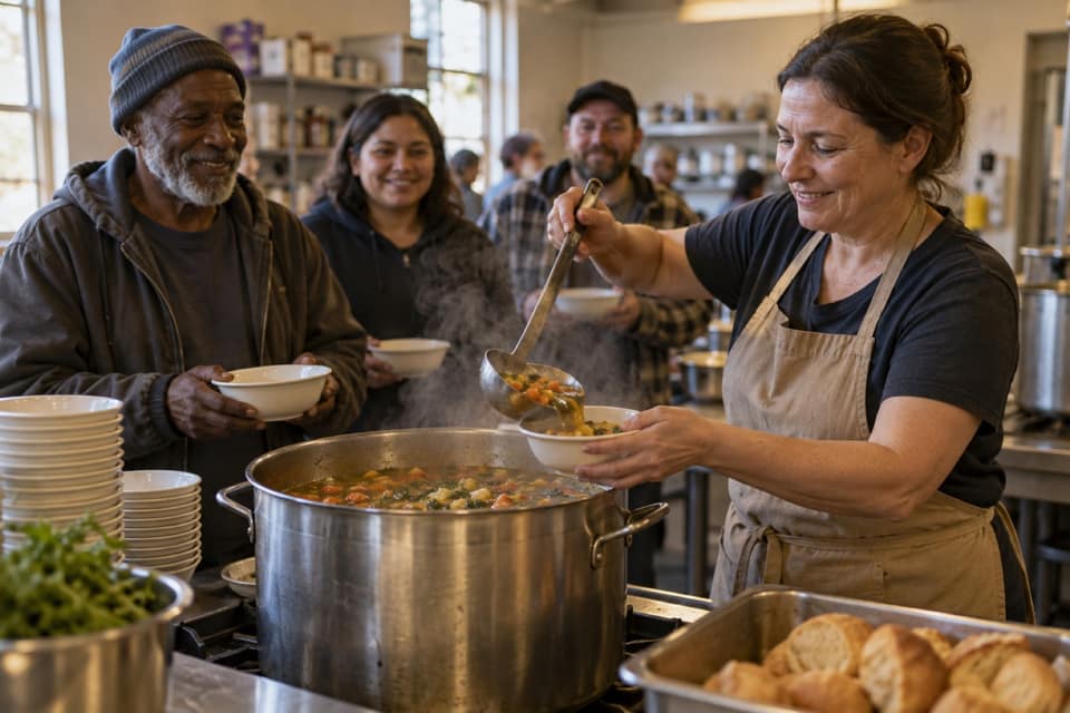 A bowl of soup and a plan